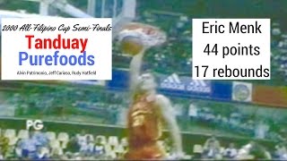 2000 All Filipino PBA Semi Finals Game 1 Tanduay vs. Purefoods