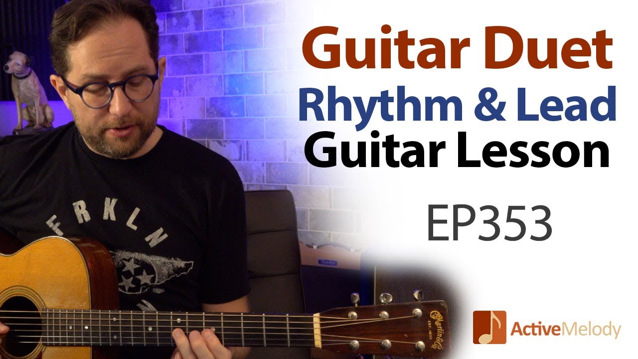 Acoustic Guitar Duet Fingerstyle Rhythm and Easy Melodic Lead