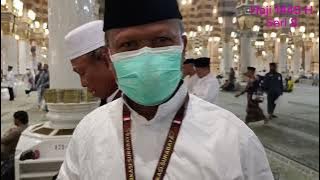 Shalat Subuh Pertama Kali di Masjid Nabawi Program Arbain Jamaah Haji 1445H, Meneteskan Air Mata