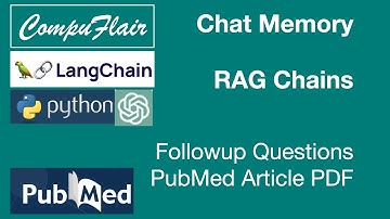 Chatbot Memory: Retrieval Augmented Generation (RAG) Chain | LangChain | Python | Ask PDF Documents