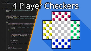 Make 4 Player Checkers Game C++ and SDL2 from Scratch Tutorial