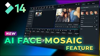 Filmora 14 AI Face Mosaic Effortlessly Blurs Faces with ONE Click! @filmoramvp