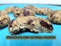 VEGAN CHOCOLATE CHIP OATMEAL COOKIES - CookingwithKarma