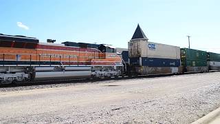 UP STACK TRAIN DEKALB IL June 2017 UP 1996 TRAILING