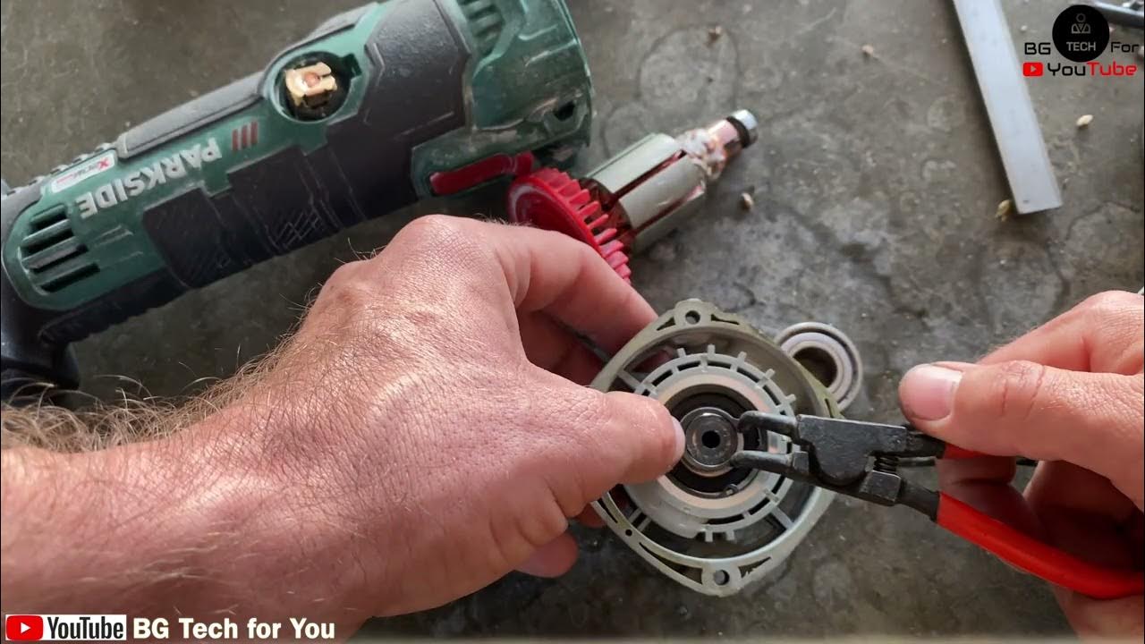 4K Bearing Replace Parkside PRSA 20 Li A1 Cordless Rotary Tool "Dremel