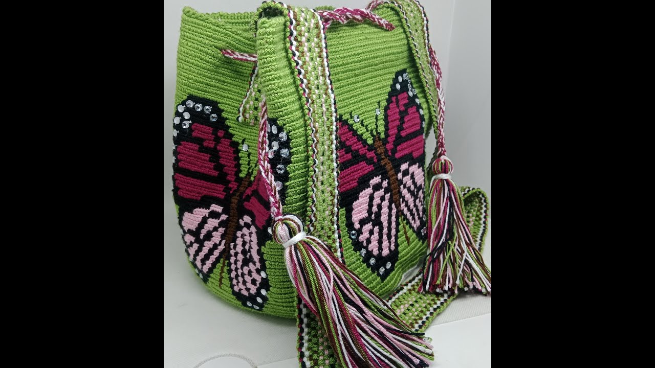 VIDEO 7. Mochila mariposas técnica wayuu