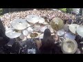 Children of the beast - Deja-Vu  iron maiden cover, drumcam