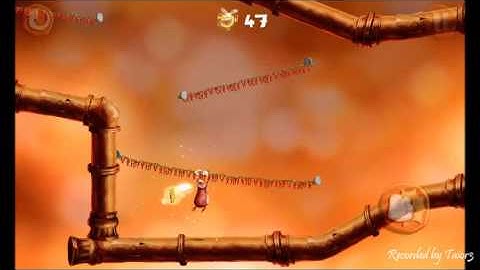 Rayman Fiesta Run Level 10 Kitchen Nightmare Walkthrough PERFECT 100%