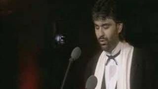 Andrea Bocelli "Santa Lucia Lunt" Live on stage in Tuscany