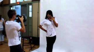 Kenny Kardashian with Adam Bouska.  NoH8 open photo shoot Los Angeles, CA