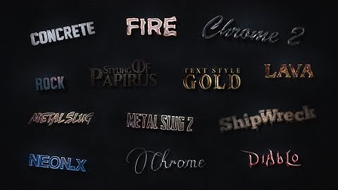 3D Text Styles Cinematic Trailer ToolKit /// After Effects Template