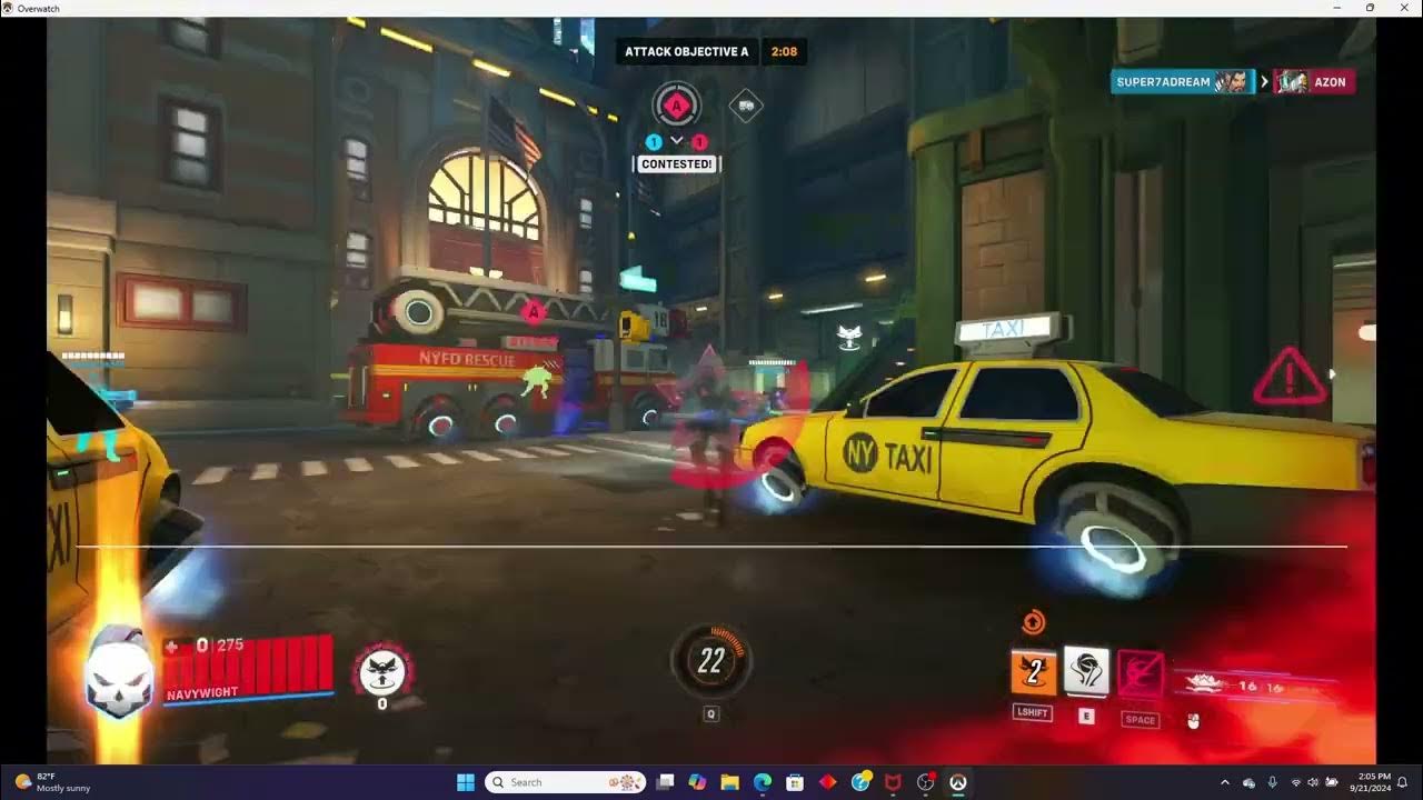 game play of Overwatch 2 a fast-paced shooter. - YouTube