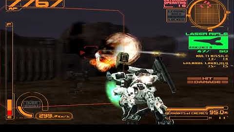 Armored Core 2 Episode 2 stop the surface weapon