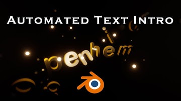Text Animation using Geometry Nodes - Blender Tutorial