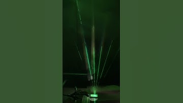 Smoke reveals the effect of a diffraction grating #physicsfun