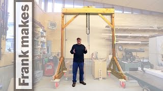 Wooden Gantry Crane