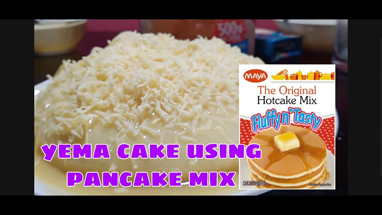 How to make Yema Cake using Pancake mix NO BAKE YEMA CAKE Home made