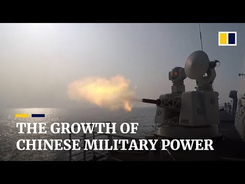 The growth of China&#039;s military power over the past 40 years