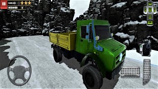 🌨Ice Road Truck Parking Sim #5 - 🚛🔥US City Ice Road Old Truck Driving - New Truck Games - Gameplay screenshot 4