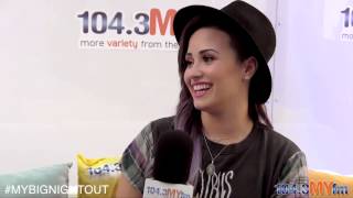 Demi Lovato Interview Backstage at #MYBigNightOut 2014