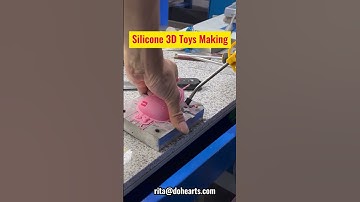 automatic silicone 3D toys making machine,silicone rubber keychain making machine