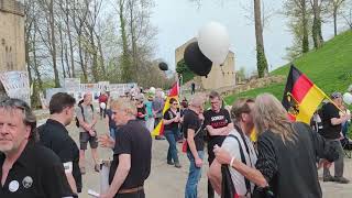 Friedvolle Krieger Eloas Auf Schloss Hambach 7 4 2024 Hambach Mp4