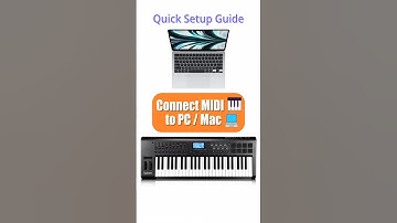How to Connect a MIDI Keyboard to PC or Mac