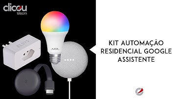 Kit Automação Residencial Google Assistente de Fácil Instalação.