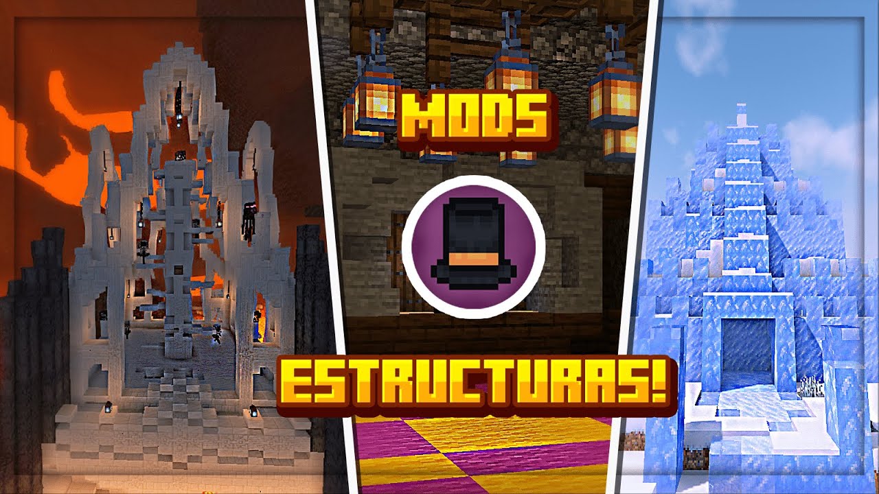 RENUEVA TU MUNDO CON LOS MEJORES MODS DE ESTRUCTURAS *exploracion, combate, mobs*