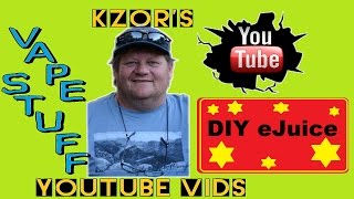 KZOR’s DIY : Making your own eJuice / e-liquid + free recipe