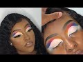 Crystal Rainbow Cut Crease | Client Makeup Tutorial