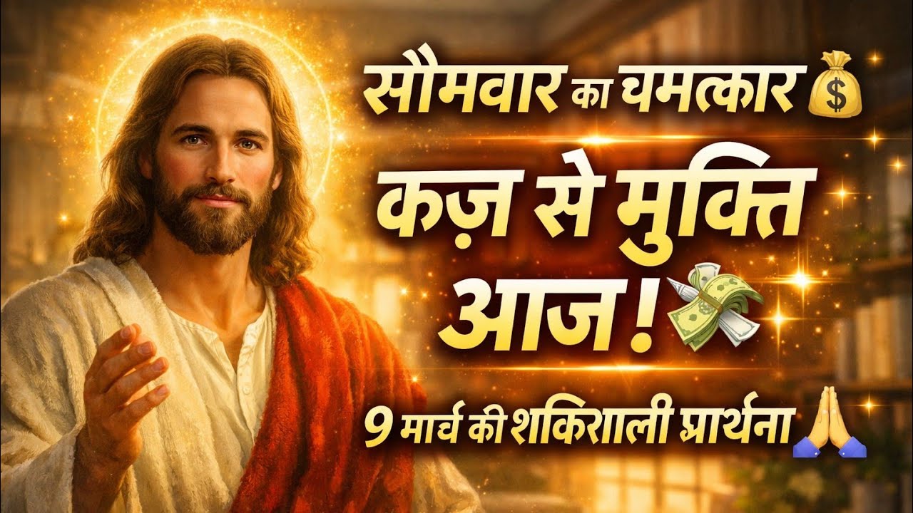 💰 आर्थिक चमत्कार सोमवार: कर्ज़ से मुक्ति 🙏 | ९ मार्च की शक्तिशाली प्रार्थना ✨