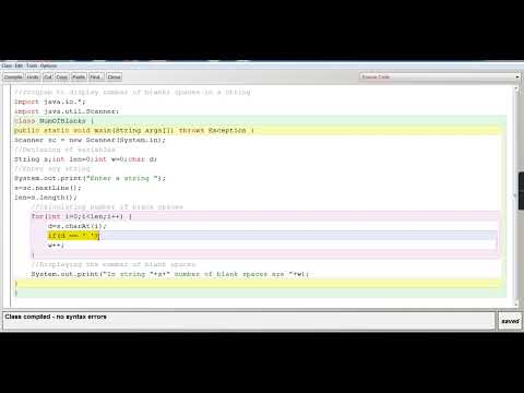 BLANK SPACES || JAVA CLASS by ASHISH