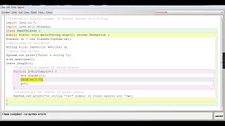 BLANK SPACES || JAVA CLASS by ASHISH