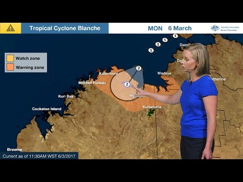 Severe Weather Update: Tropical cyclone Blanche, 6 March 2017