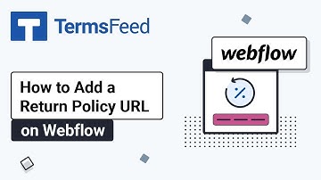 How to Add a Return and Refund Policy URL on Webflow