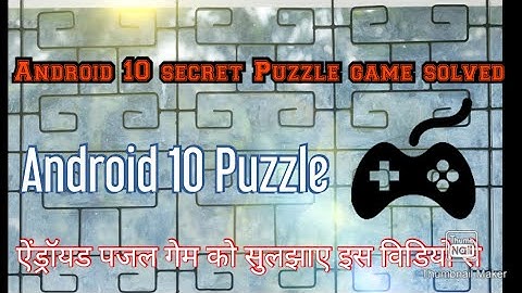 Android 10 Easter eggs solved| Android 10 Puzzle solved| Nonogram Solved