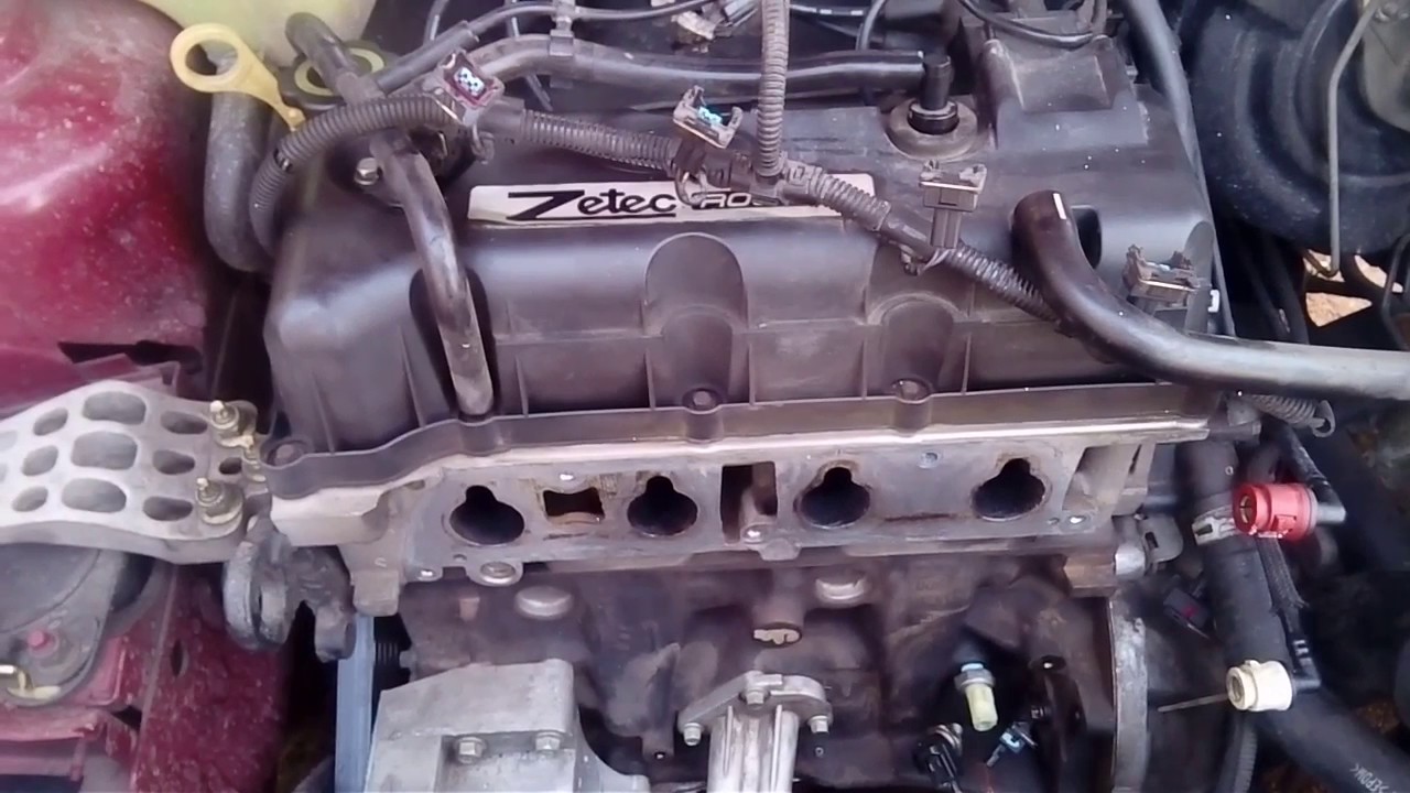 FORD fiesta 2001 motor 1.6 4 cil. - YouTube