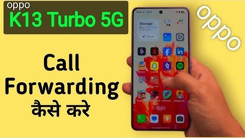 Oppo K13 Turbo 5G Mein Call Forwarding Kaise Kare || How To Forward Calls In Oppo K13 Turbo 5G