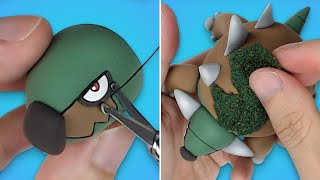 Pokémon Figures Making - Torterra!! Grass/Ground Pokémon | Clay Art