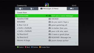 Playing modern warfare 3 on the xbox 360 when daredevil368 wants me to
join a chat party with him. i decline twice, so he sends message just
saying "hac...