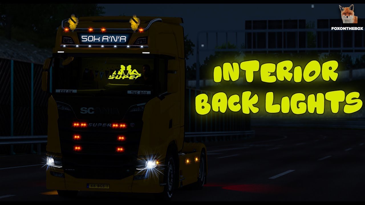 Interior Back Lights Interior Lights V 4 0 Euro Truck Simulator 2 Ets2 1 30 Mod