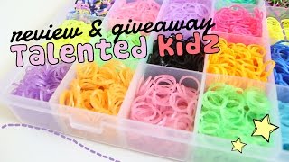 Talented Kidz Rainbow Loom Refill Box Review & Giveaway! | Sweetorials