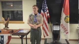 Ian Maxwell's Eagle Scout Court of Honor