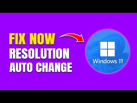 How To Fix Resolution Changes Automatically in Windows 11