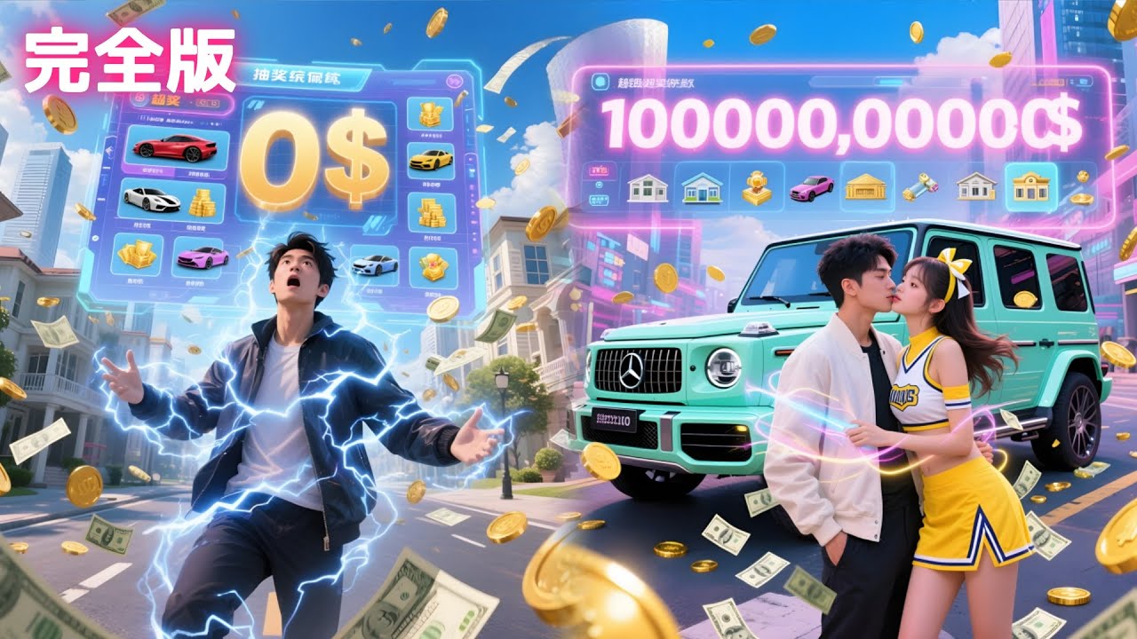 貧乏青年の人生が一変！0円ショッピングシステムで、高級車も豪邸も100億ドルもすべてがただで手に入る。さらには美女をも勝ち取った。