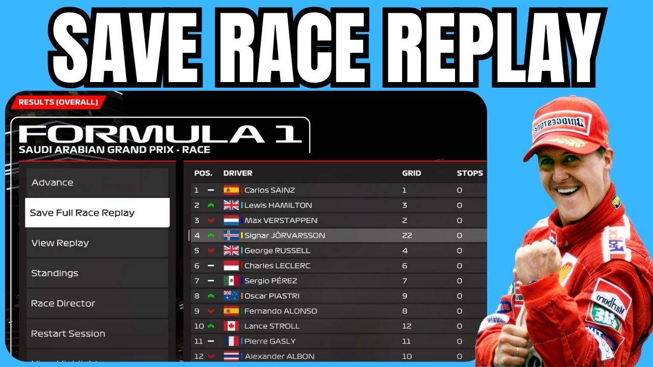 How to Save Replay in F1 23 - Save Full Race Replay - Easy Tutorial #f123