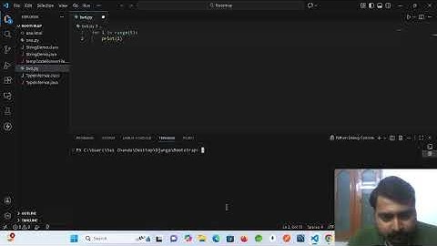 Pattern Programs in Python with Debugging