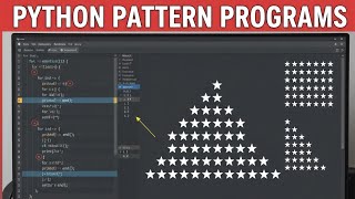 ✅ Pattern Programs in Python with Debugging and Dry run.