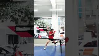 Backhand Forehand Transition in game #tabletennis #malong #pingpong